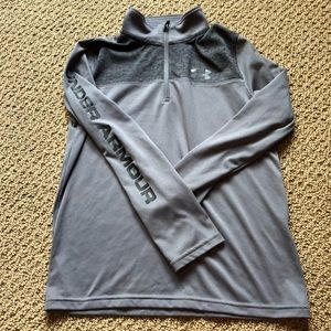 Boys UA long sleeve 1/4 zip